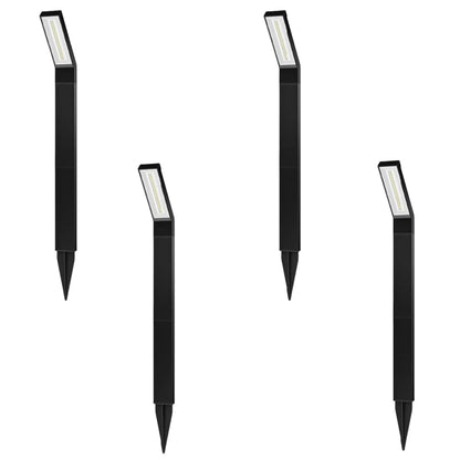 Set de Luces Solares de Camino (IP65 Impermeable) - Lámparas LED SMD Ultra-Brillantes con 3 Modos de Color y Tubo Reforzado