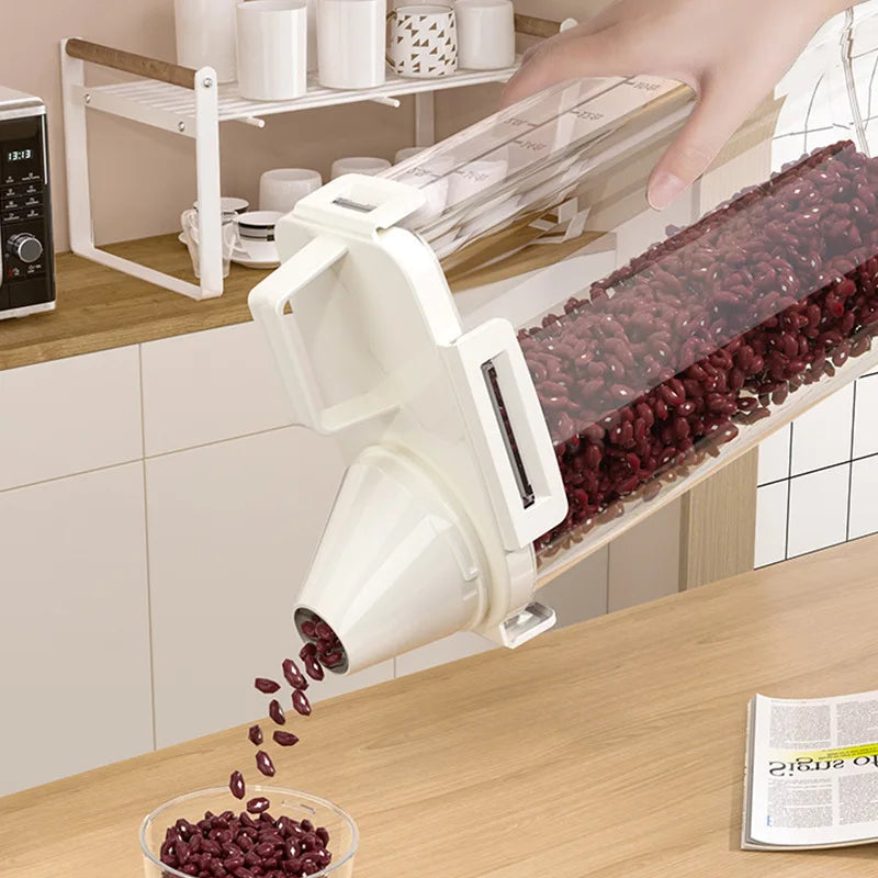 Tarro Hermético de Almacenamiento para Cocina (Grado Alimenticio) | Contenedor Sellado Reutilizable para Alimentos Secos