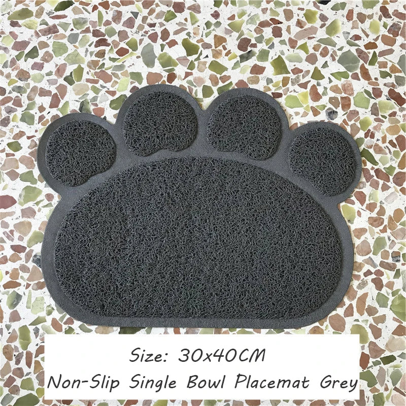 Set de Cuenco de Cerámica Elevado (500 ml) con Soporte Metálico para Gatos y Cachorros