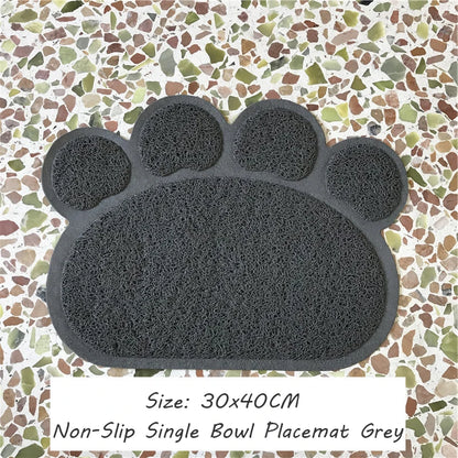 Set de Cuenco de Cerámica Elevado (500 ml) con Soporte Metálico para Gatos y Cachorros