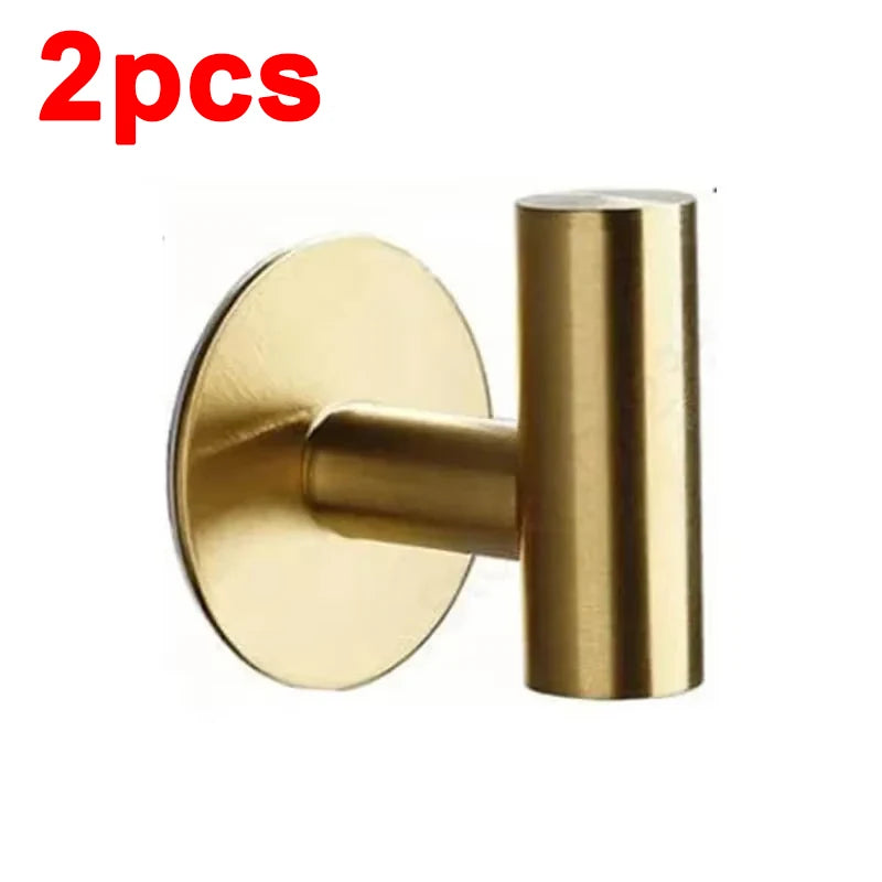 Gancho de Pared de Acero Inoxidable de Alta Resistencia | Colgador de Toallas, Abrigos y Utensilios para Baño y Cocina