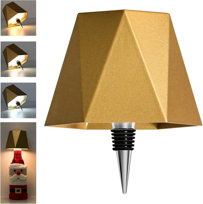 Lámpara Inalámbrica para Botellas con Control Táctil | Luz de Mesa LED 3 Colores y Brillo Regulable | Lámpara Recargable USB IP54 para Bar, Terraza y Dormitorio