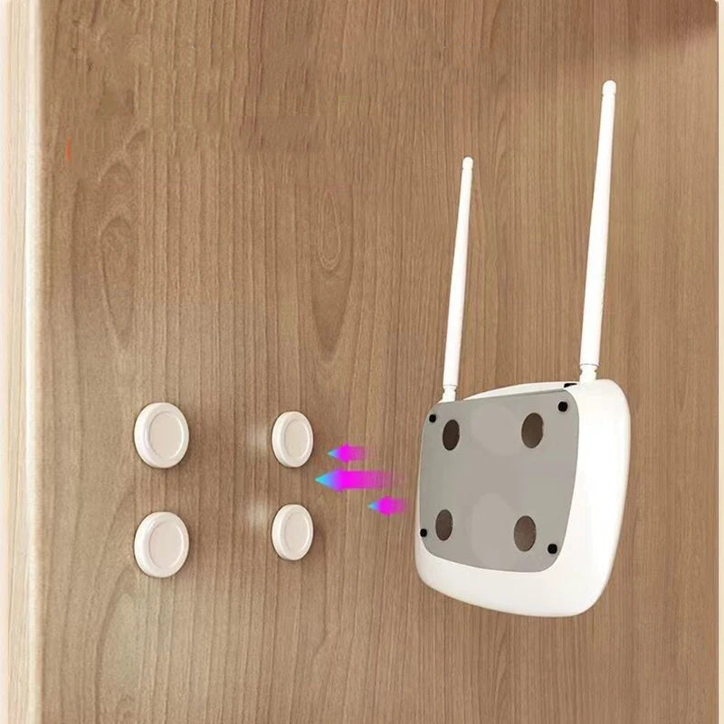 Soporte Magnético de Pared para Mandos a Distancia y Regletas | Gancho Adhesivo sin Taladro para Control Remoto, Router y Aire Acondicionado