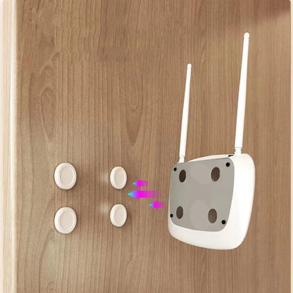 Soporte Magnético de Pared para Mandos a Distancia y Regletas | Gancho Adhesivo sin Taladro para Control Remoto, Router y Aire Acondicionado