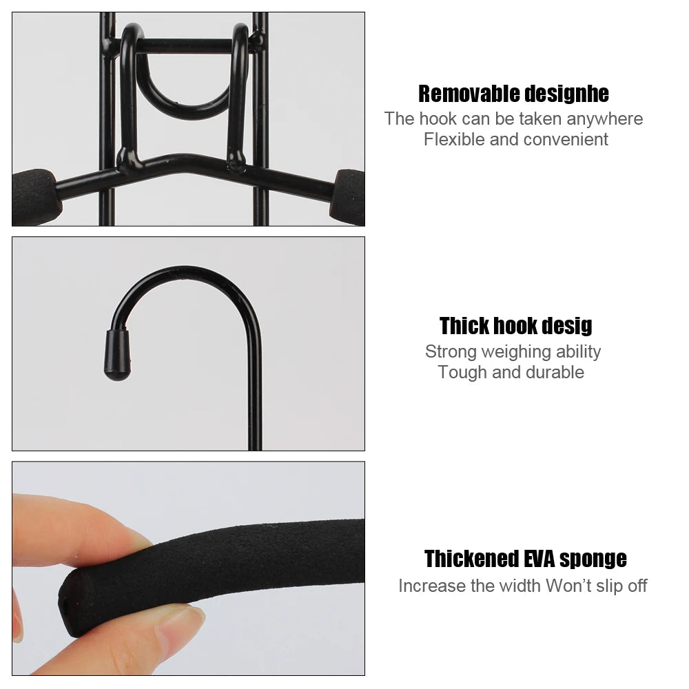 Rack de Secado Vertical Desmontable (5 Capas) - Percha Ahorradora de Espacio de Hierro con Súper Carga