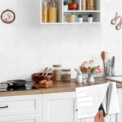 Stickers de Azulejos de Pared Autoadhesivos (Peel and Stick) - Impermeables y Resistentes al Calor