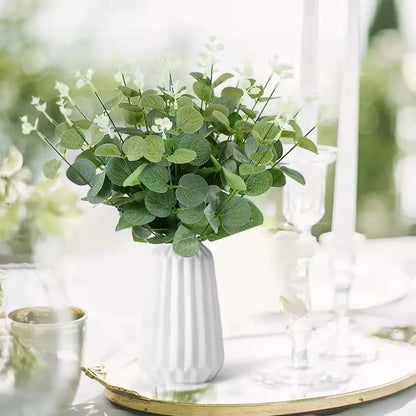 Set de 10 ramas de eucalipto artificial