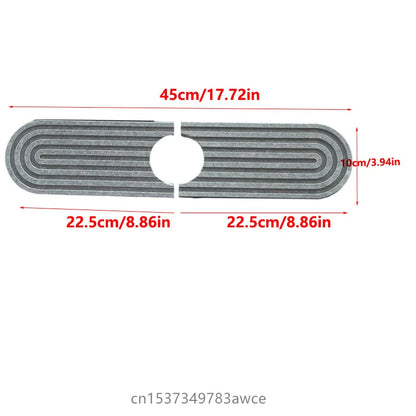 Tapete Absorbente Grifo Tierra de Diatomeas | Secado Rápido Antideslizante Fregadero - Casarae