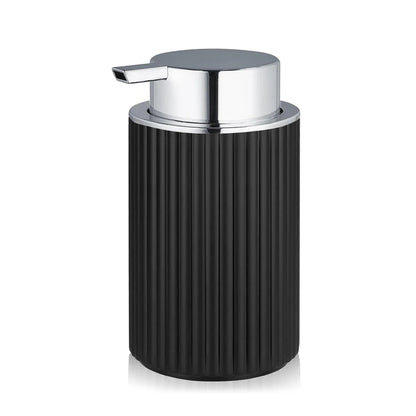 Dispensador de Jabón de Espuma Negra (PET) - Botella de Bomba para Manos y Platos