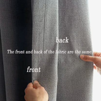 Cortinas Blackout de Lino Asazal (Alta Calidad) - Paneles Opacos, Aislamiento Lumínico Total y Lujo Moderno para Dormitorio y Sala