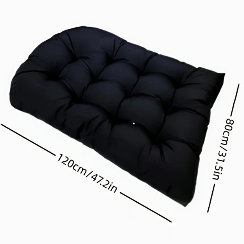 Cojín para Silla Colgante de Huevo y Balancín | Almohadilla Acolchada para Asiento de Cesta Interior y Exterior | Cojín Ergonómico de Jardín