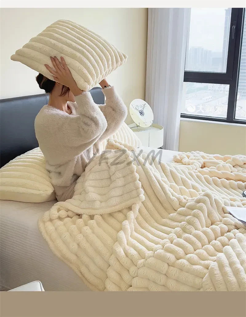 Manta de terciopelo suave