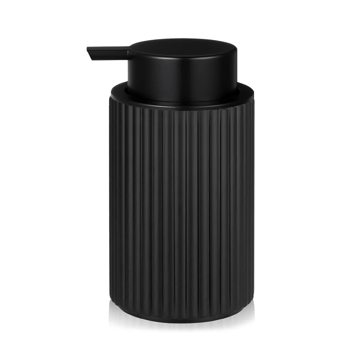 Dispensador de Jabón de Espuma Negra (PET) - Botella de Bomba para Manos y Platos