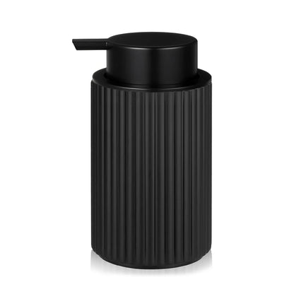 Dispensador de Jabón de Espuma Negra (PET) - Botella de Bomba para Manos y Platos