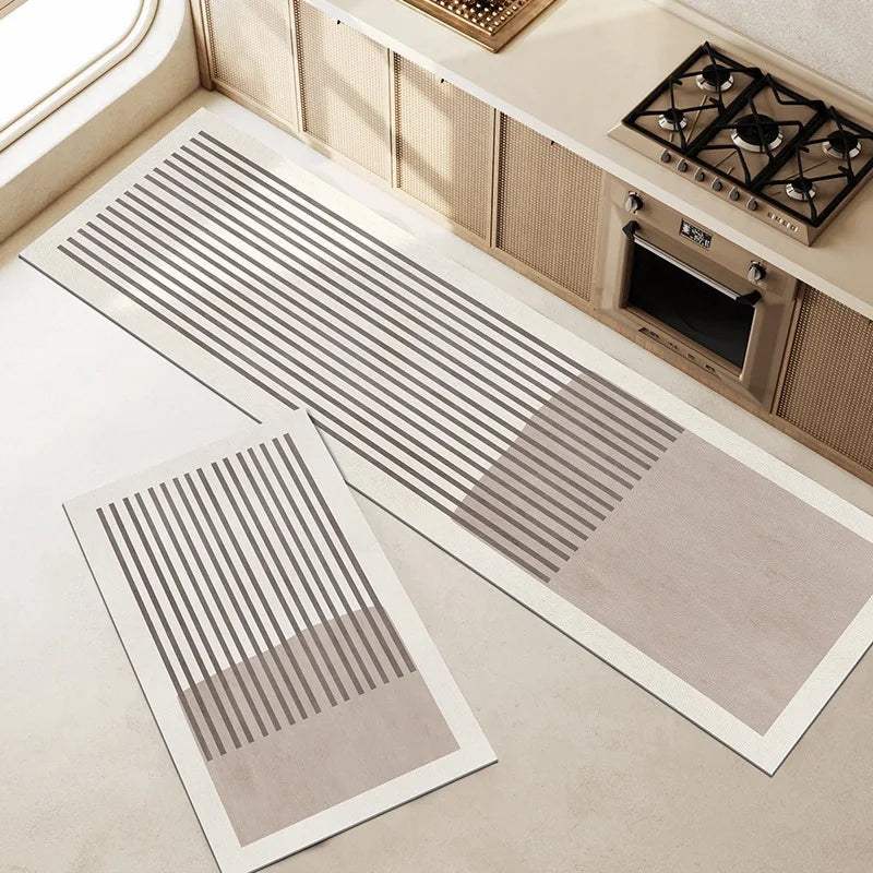 Alfombra de Cocina de Diatomita Ultra Absorbente | Tapete Antideslizante de Secado Rápido para Suelo | Rug Alargada para Entrada y Baño