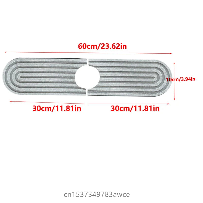 Tapete Absorbente Grifo Tierra de Diatomeas | Secado Rápido Antideslizante Fregadero - Casarae
