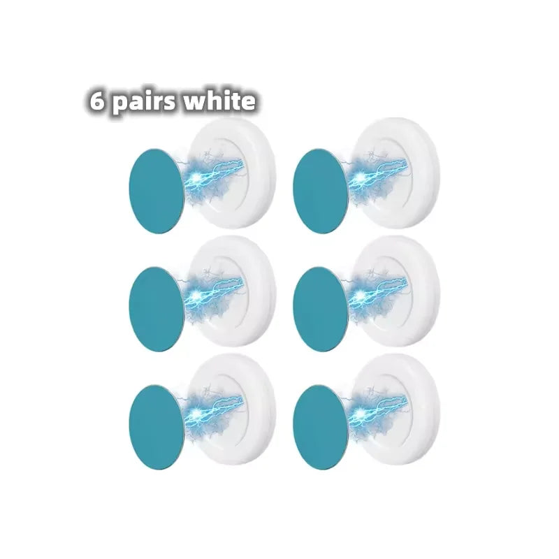 Soporte Magnético de Pared para Mandos a Distancia y Regletas | Gancho Adhesivo sin Taladro para Control Remoto, Router y Aire Acondicionado