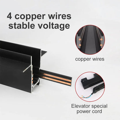 Sistema de Iluminación Modular Magnético (20 Tipos, DC48V) - Focos LED Smart Tuya/Zigbee con Alto CRI para Hogares Modernos