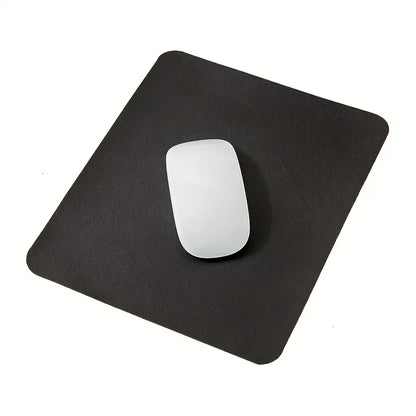 Mouse Pad Pequeño de Cuero PU (Antideslizante) - Impermeable y Antirrayas para PC y Portátil