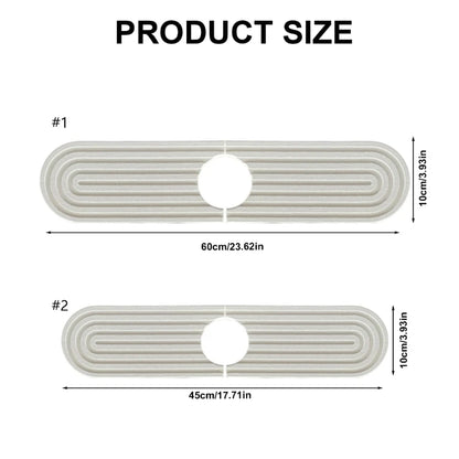 Tapete Absorbente Grifo Tierra de Diatomeas | Secado Rápido Antideslizante Fregadero - Casarae
