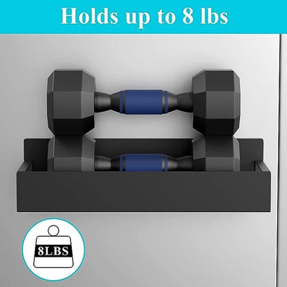 Estantería Magnética Lateral para Nevera | Organizador de Especias y Condimentos en Hierro Negro (Ahorro de Espacio)