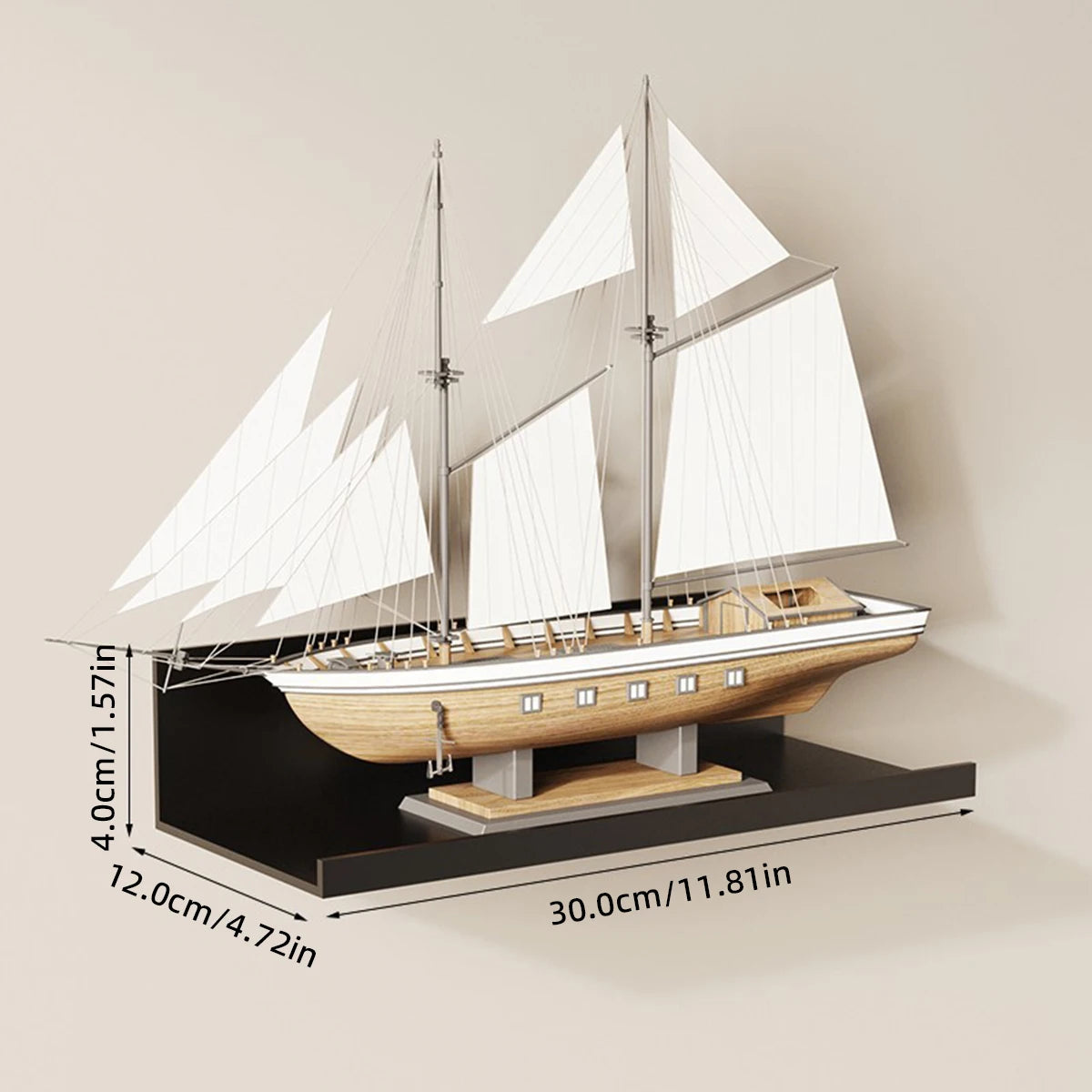 Estante Flotante de Almacenamiento Sin Perforación - Organizador de Pared Multiusos