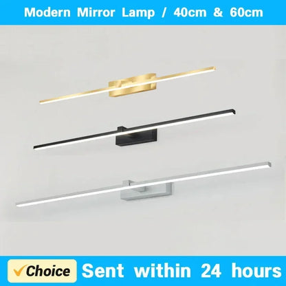 Aplique de Pared LED Moderno DAMIASMIL - Lámpara Sconce de Tocador para Espejo de Baño y Maquillaje