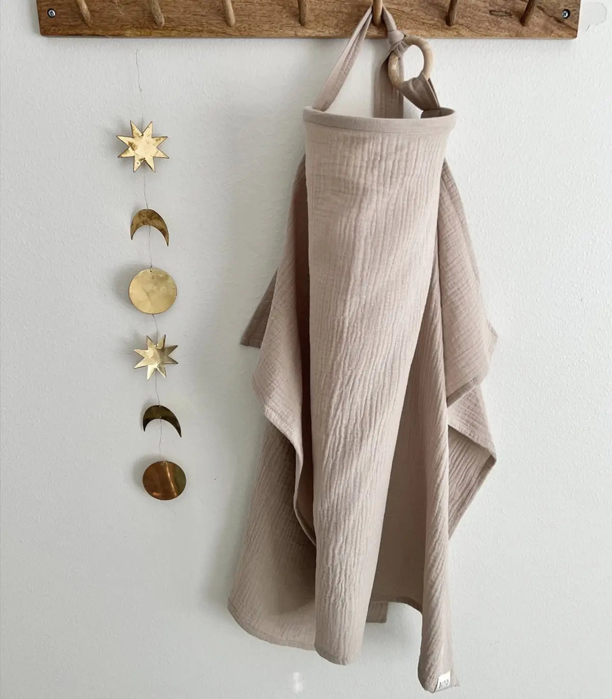 Cubierta de Lactancia de Muselina de Algodón (Transpirable) - Delantal de Privacidad Multiusos