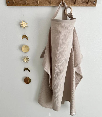 Cubierta de Lactancia de Muselina de Algodón (Transpirable) - Delantal de Privacidad Multiusos