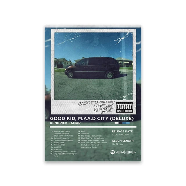 Lienzo musical retro para pared