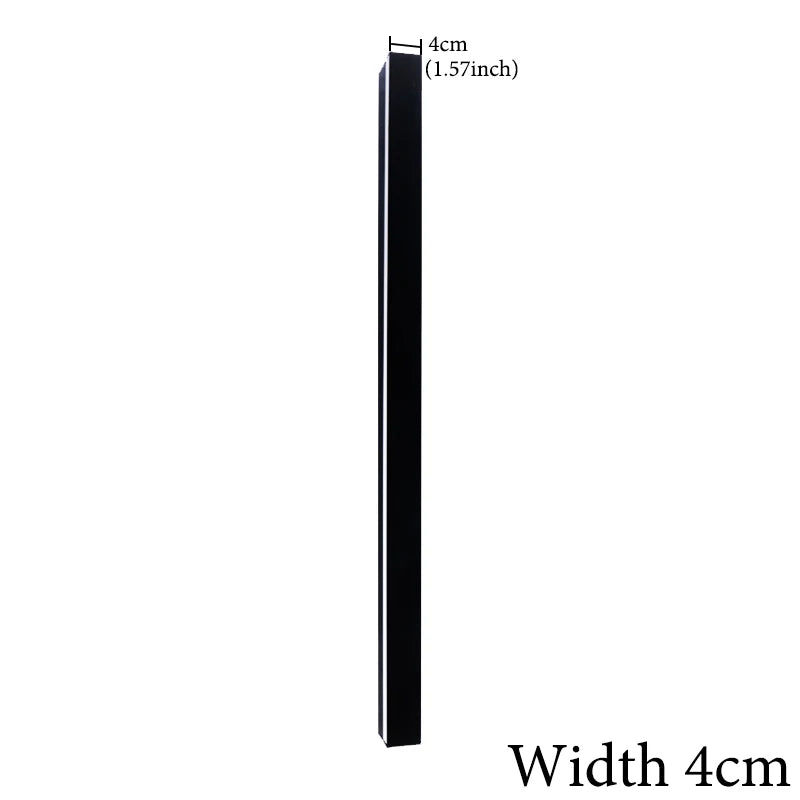 Lámpara de Pared LED de Tira Larga (IP65 Impermeable) - Iluminación Exterior Moderna para Jardín y Fachada