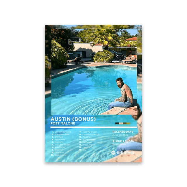 Lienzo musical retro para pared