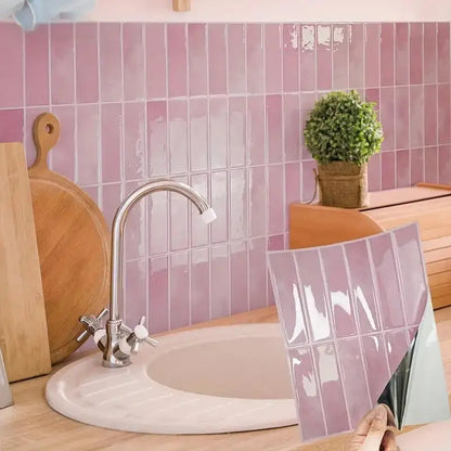 Stickers de Azulejos de Pared Autoadhesivos (Peel and Stick) - Impermeables y Resistentes al Calor