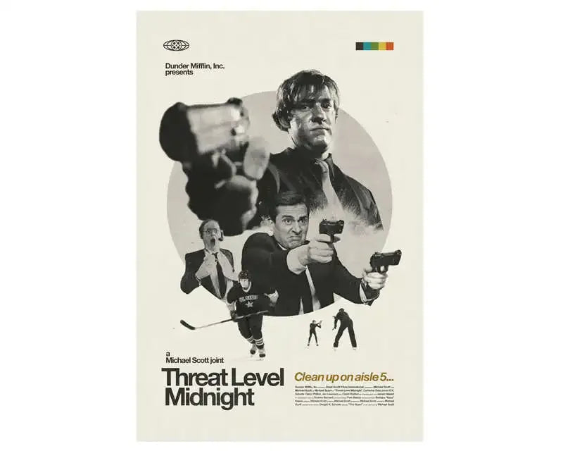 Póster Vintage de Películas y Series Clásicas (Lienzo Retro sin Marco)