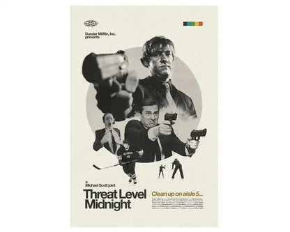 Póster Vintage de Películas y Series Clásicas (Lienzo Retro sin Marco)