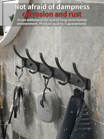 Gancho Organizador Colgante para Puerta (Sin Taladro) - Perchero Multiusos para Ropa y Accesorios