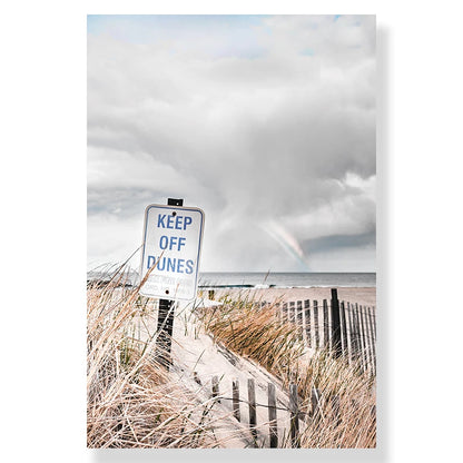 Lámina de Paisaje Marino Nórdico en Lienzo