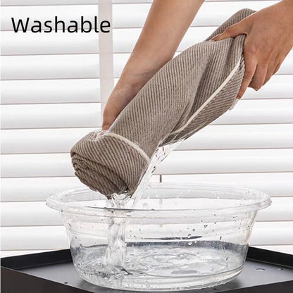 Funda de Sofá de Chenilla de Lujo con Costura Decorativa | Protector Grueso y Antideslizante para Mascotas | Manta Toalla Premium para Sofá