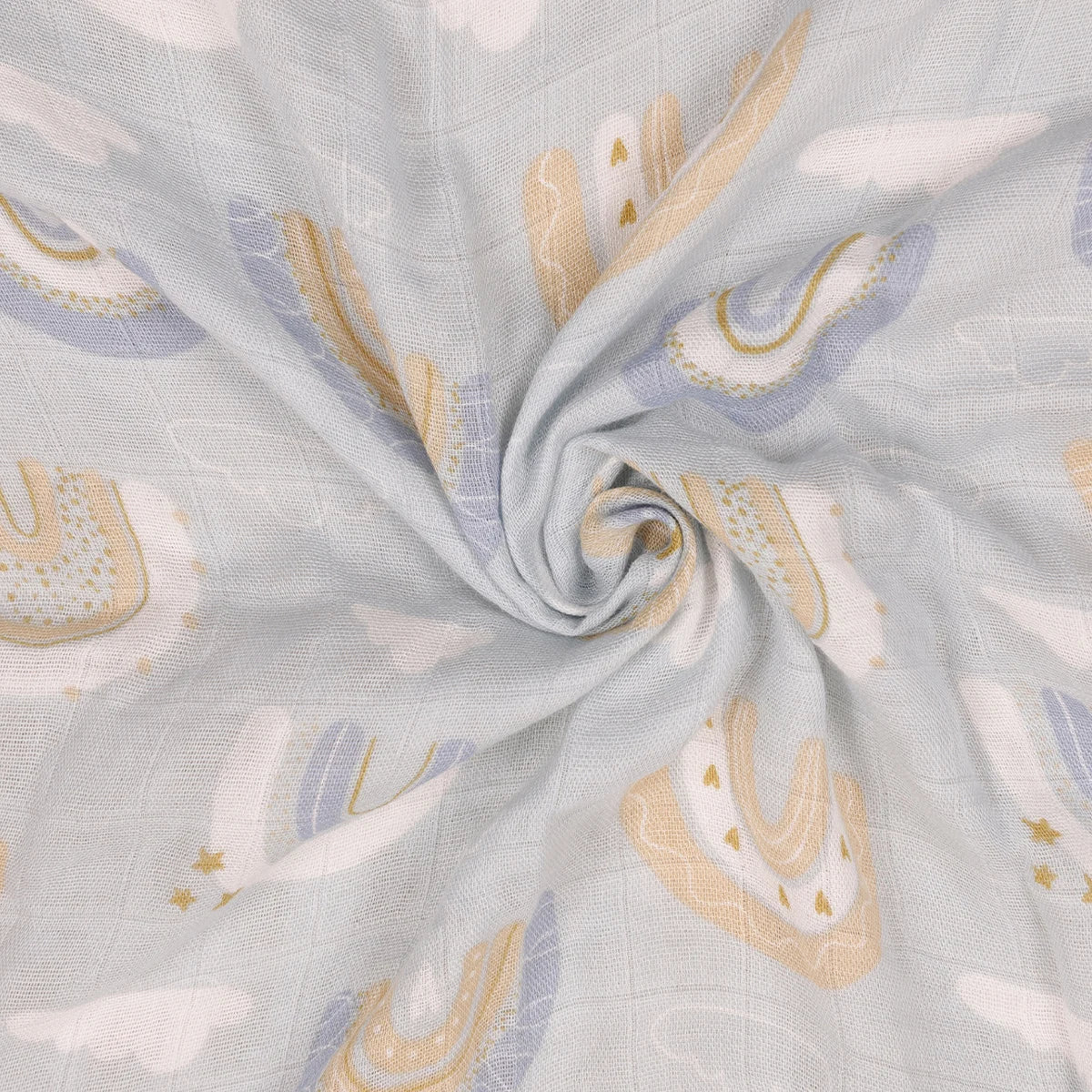 Set de 5 Toallas y Mantas de Muselina (60 x 60 cm) - Bambú y Algodón Súper Suave