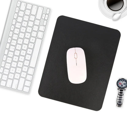 Mouse Pad Pequeño de Cuero PU (Antideslizante) - Impermeable y Antirrayas para PC y Portátil