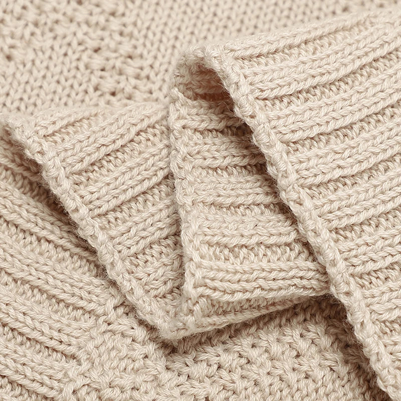 Manta de Bebé de Algodón Súper Suave (90 x 70 cm) - Colcha de Cochecito y Alfombra de Juego