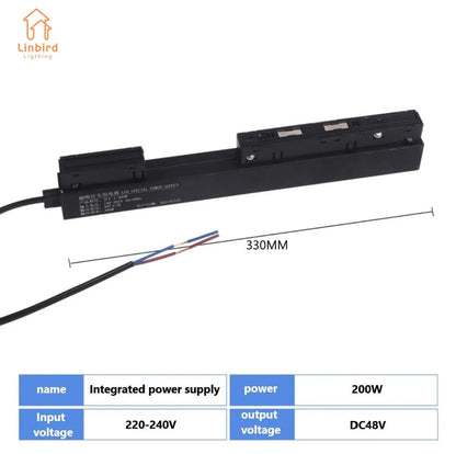 Sistema de Iluminación Inteligente Modular (DC48V Magnetic Track) - Focos LED Zigbee Controlables por Voz y App